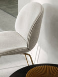 Beetle Dinning Chair - conic base / fully upholstered