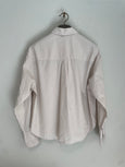 Poplin shirt with chest pocket - ivory