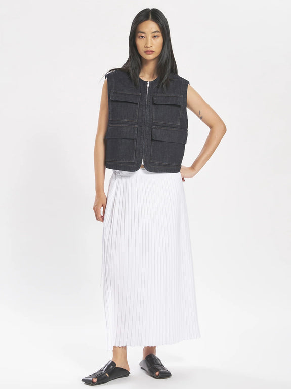 Skirt Lucietta Plico - Bianco