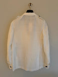 GORÉE  Linen safari jacket - bianco