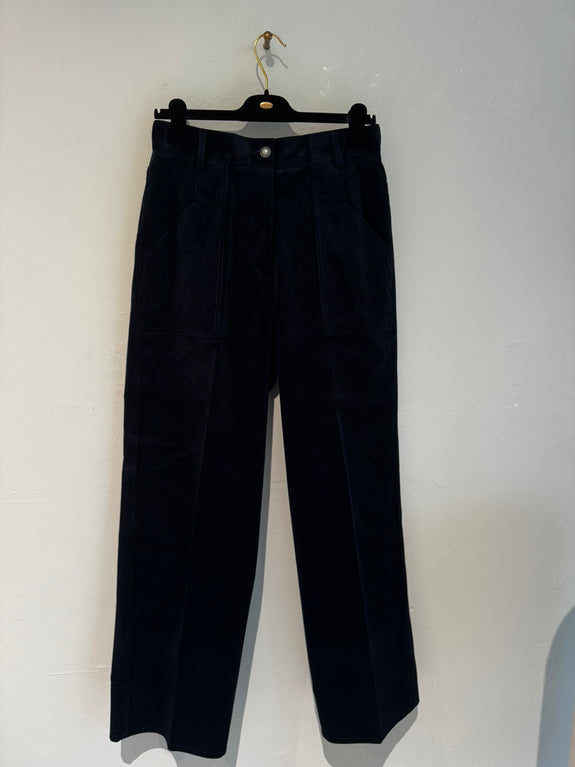 Ribbed cardo pants - night