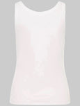 Rib tank top - white