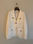 GORÉE  Linen safari jacket - bianco