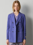 CARLOTTA double-breasted jacket - amethyst