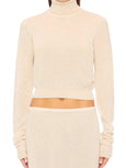 ETIENNE CASHMERE SWEATER - HEATHER OATMEAL