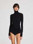 Anna Wool Turtleneck - black