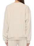 OVERSIZED CREWNECK SWEATSHIRT - HEATHER OATMEAL