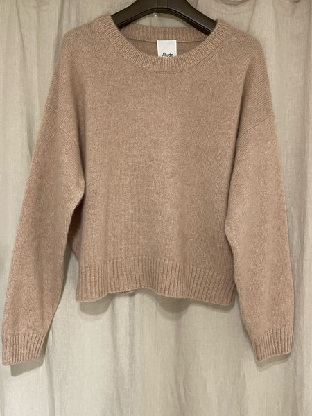 Cashmere/Silk rd sweater - oat