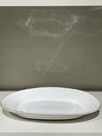 Oval platter 50x34cm - bianco