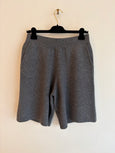 Knitted shorts - Mid grey