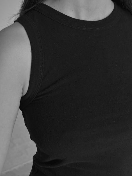 SEDA SILK TANKTOP - black