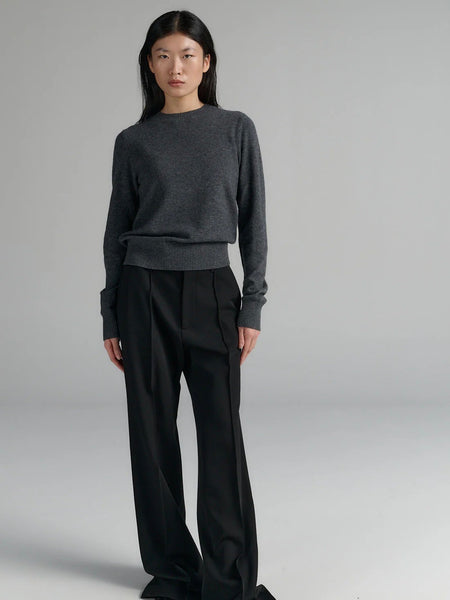 Crew | Wool Cashmere | Grey