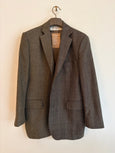 Contrasted blazer in green tones
