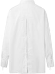 SIGNE GARMENT DYED POPLIN shirt - white