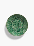 Serving plate L - green Verde Lanza