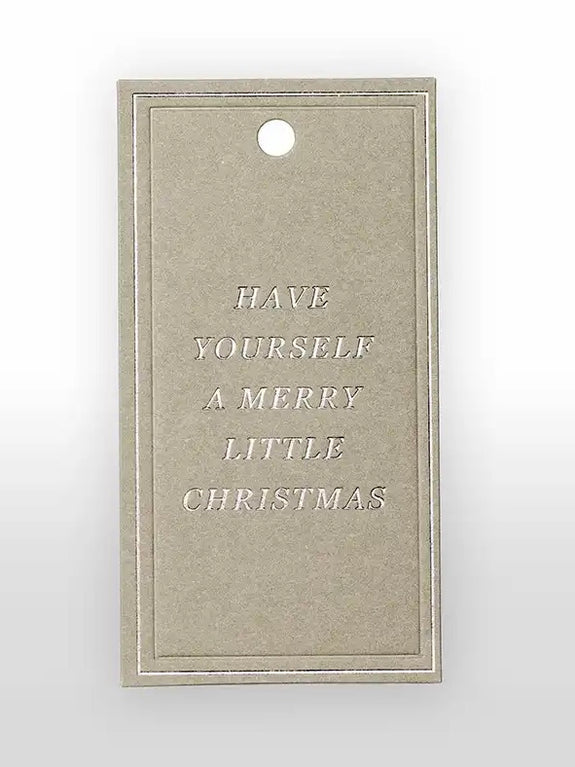 To/From Christmas tag - beige
