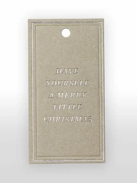 To/From Christmas tag - beige
