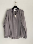 Voile bohemian shirt - stone