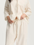 Pyjamas poplin - pure ecru