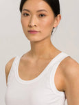 Rib tank top - white