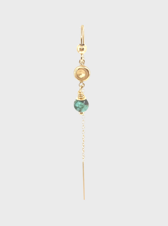 Laika earring - african turquoise