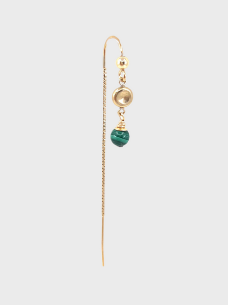 Laika earring - malachite