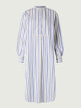 Dolores dress - stripe blue / white