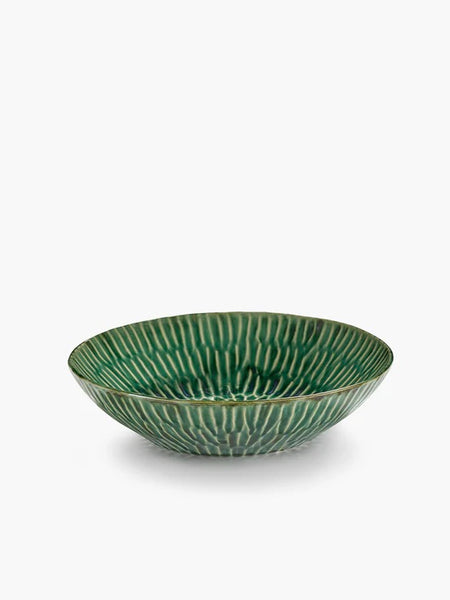 Serving plate L - green Verde Lanza