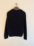 Classic cashmere crew - navy