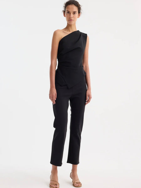 Lapel Top - Black