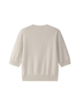 Short sleeve oversize crewneck - paper