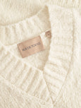 KYRO MERINO SILK BUBBLE KNIT - ivory