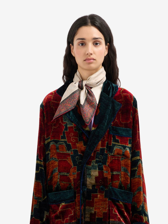 ALOEUW Bandana Scarf Silk 67x67 - NATURALE