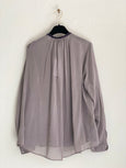 Voile bohemian shirt - stone