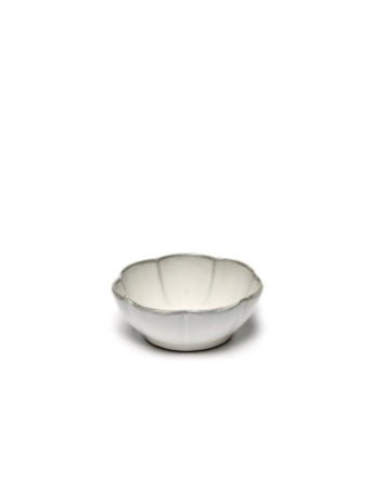 Inku Bowl Ribbed L - White