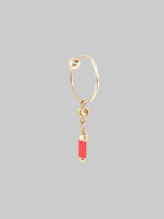 Rosanna E - vintage red bead