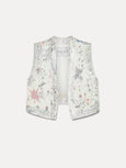 “Les folies” jacquard Vest - lucente