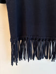 Sweater fringes - navy