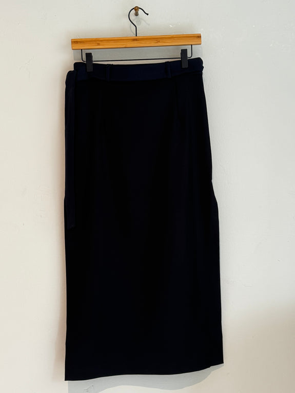 Skirt Fulvia - Navy/nero patchwork