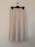 CASHMERE A-LINE SKIRT - paper