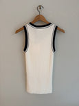 Knitted top - ecro/navy