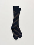 Cotton long socks - Mix navy