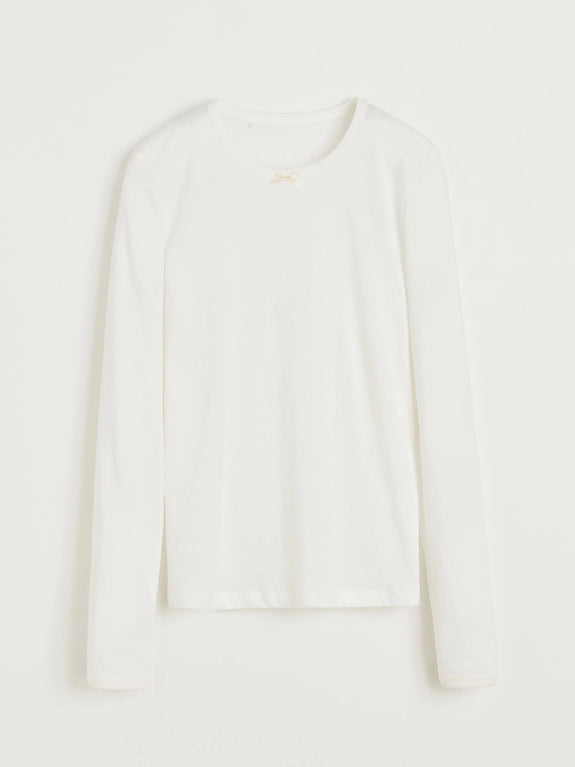 Messhu long sleeve - pure ecru