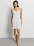 Natural Elegance Spaghetti Dress 90cm - blue melange