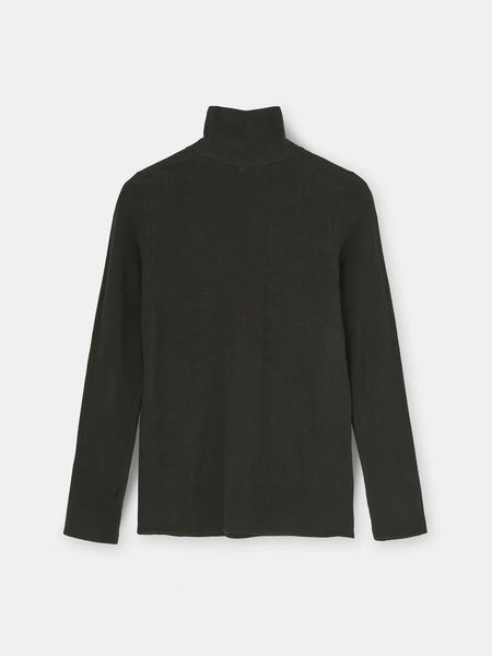 Gentle cashmere turtleneck - dark brown