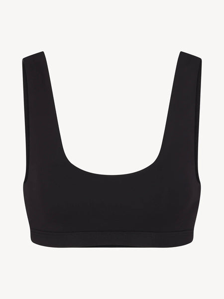 Scoop Neck Bra - Black