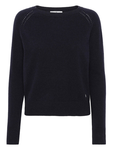 Pearl cashmere sweater - navy