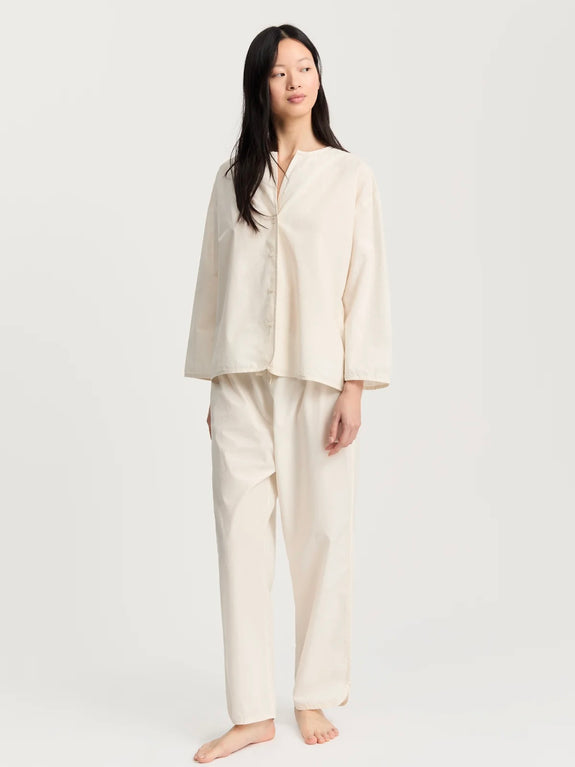Pyjamas poplin - pure ecru