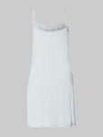 Natural Elegance Spaghetti Dress 90cm - blue melange