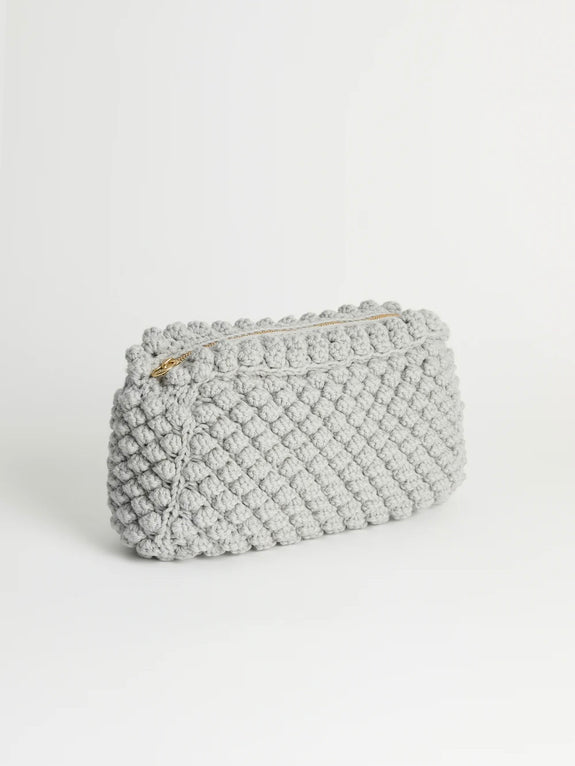 Linn clutch - warm grey